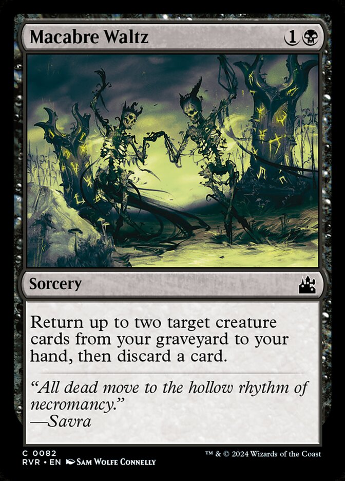 Macabre Waltz - carta Magic The Gathering