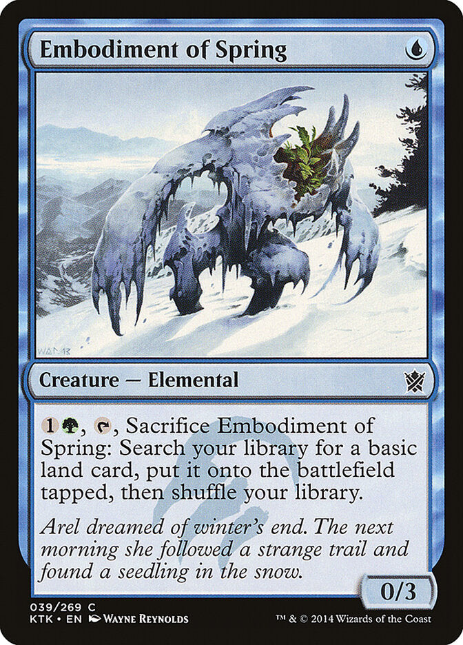 Embodiment of Spring - carta Magic The Gathering