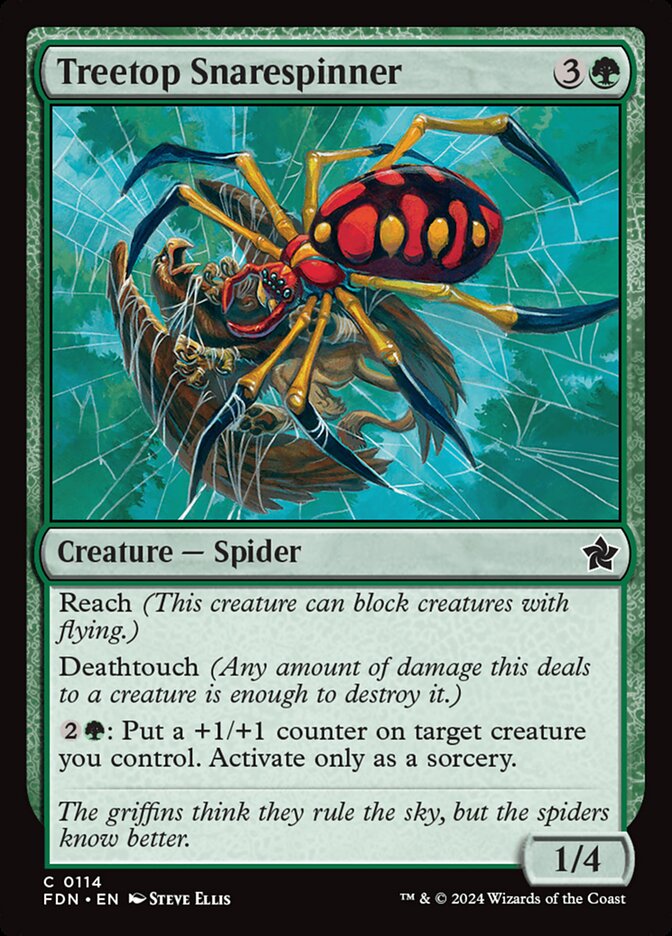 Treetop Snarespinner - carta Magic The Gathering