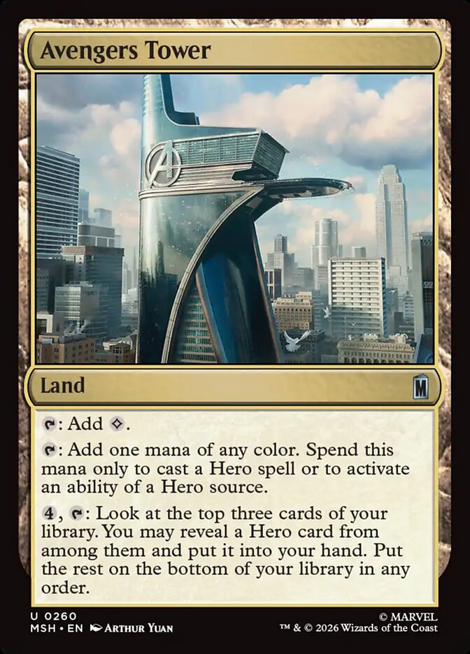 Avengers Tower - carta Magic The Gathering