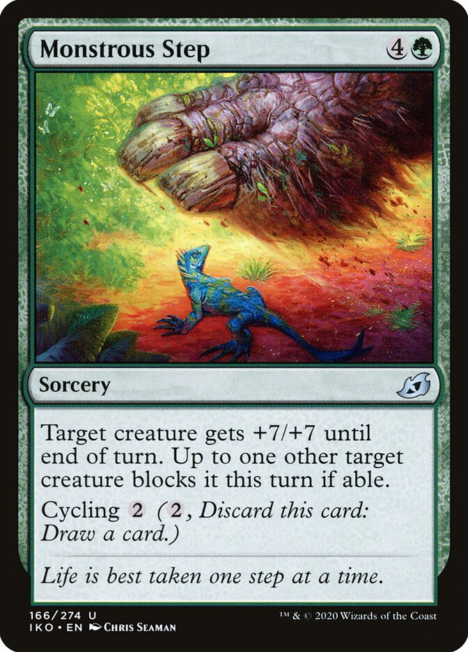 Monstrous Step - carta Magic The Gathering