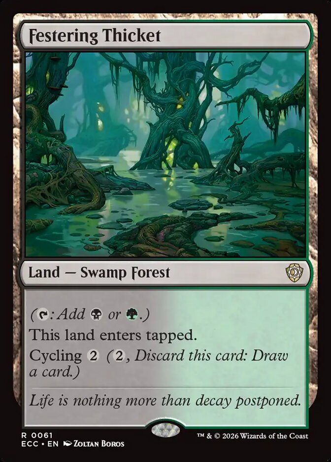 Festering Thicket - carta Magic The Gathering