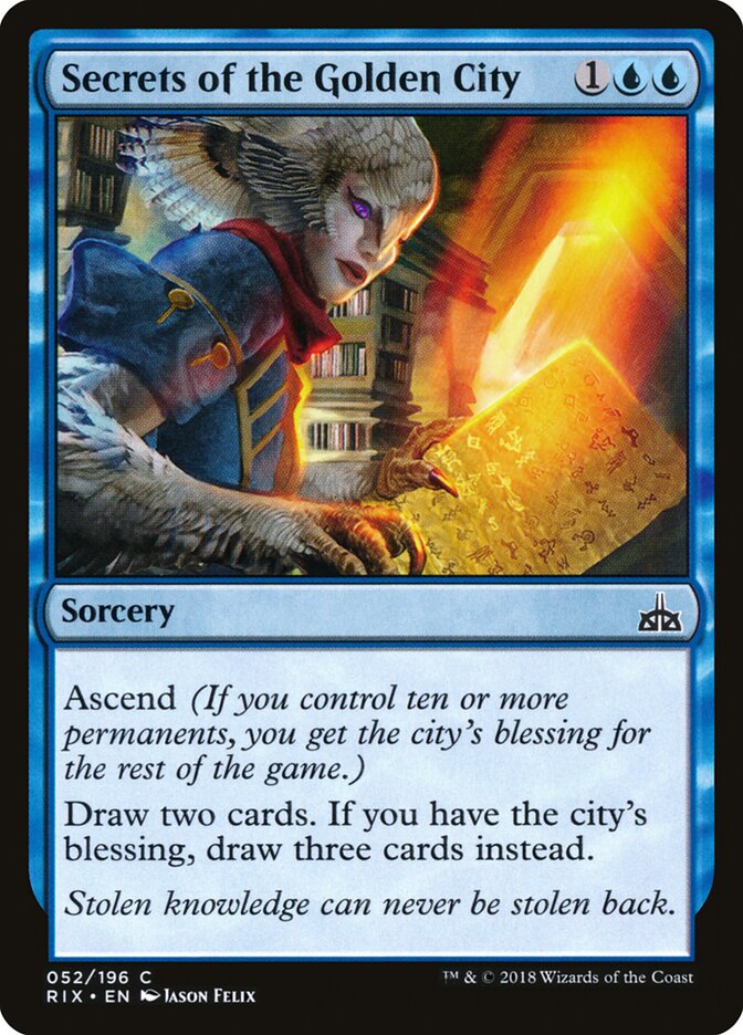 Secrets of the Golden City - carta Magic The Gathering