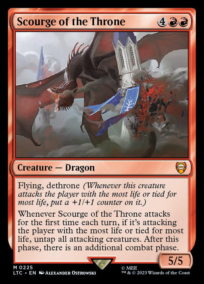 Scourge of the Throne - carta Magic The Gathering