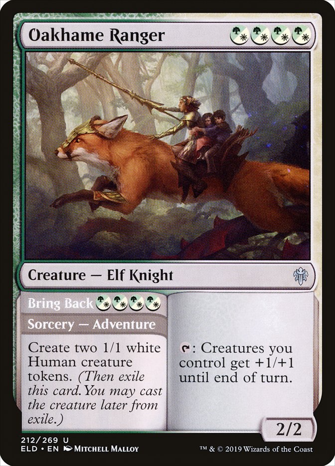 Oakhame Ranger // Bring Back - carta Magic The Gathering