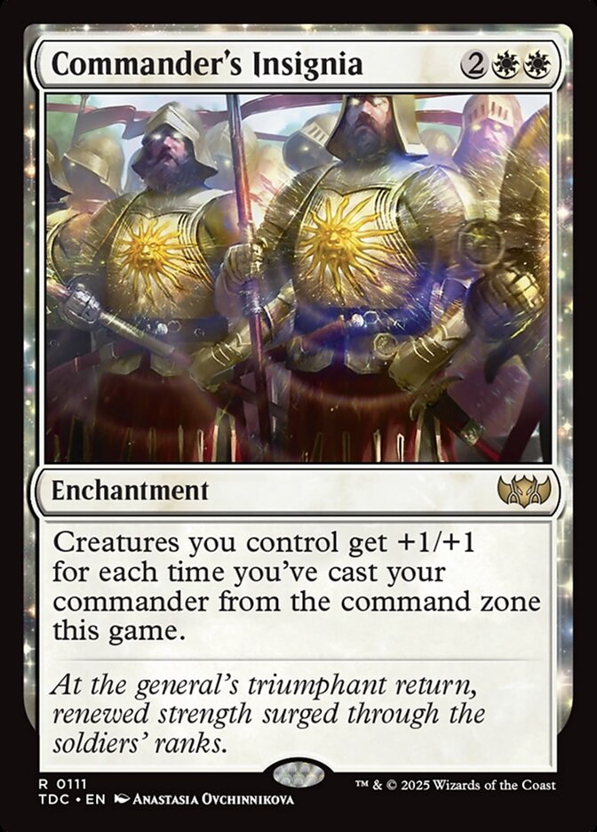Commander's Insignia - carta Magic The Gathering