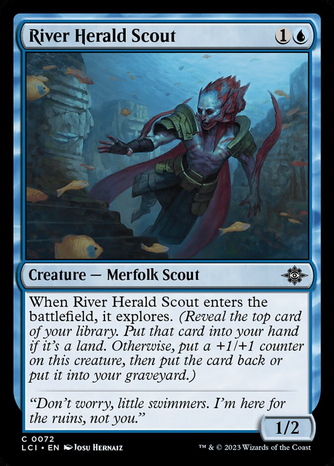 River Herald Scout - carta Magic The Gathering