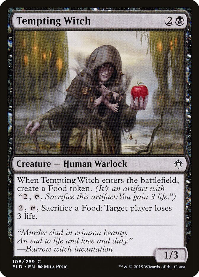 Tempting Witch - carta Magic The Gathering