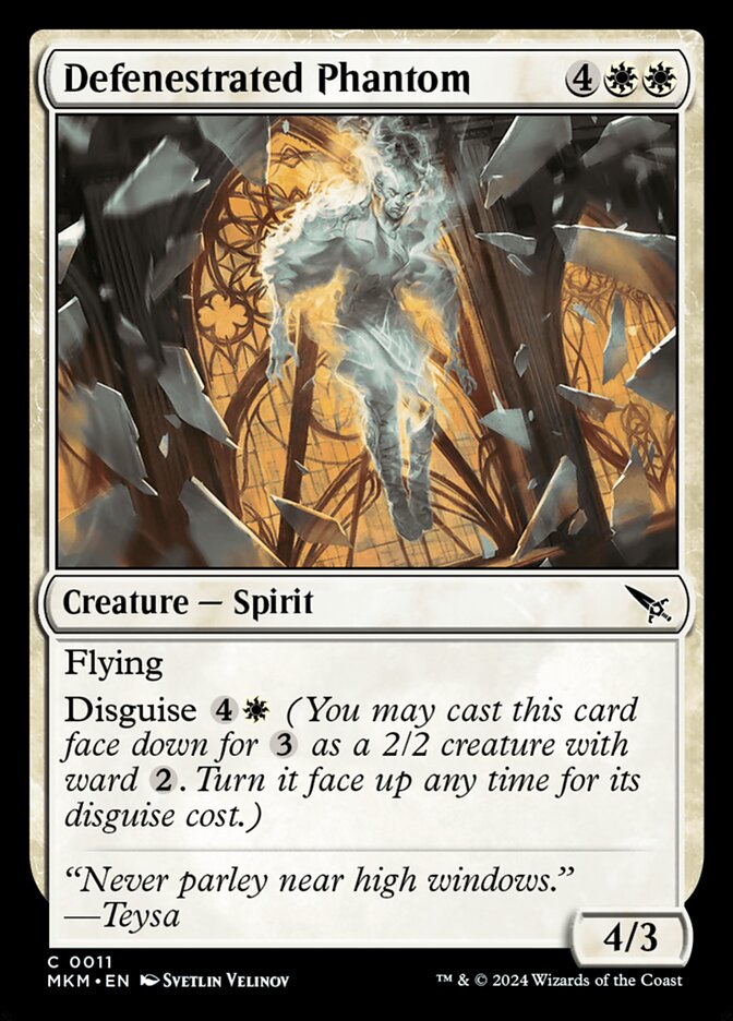 Defenestrated Phantom - carta Magic The Gathering