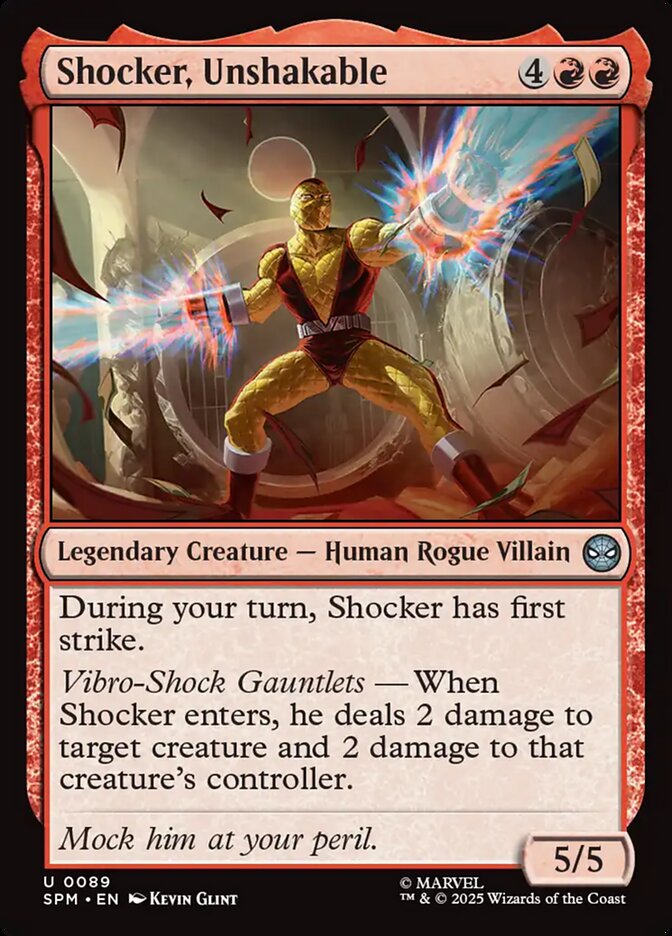Shocker, Unshakable - carta Magic The Gathering