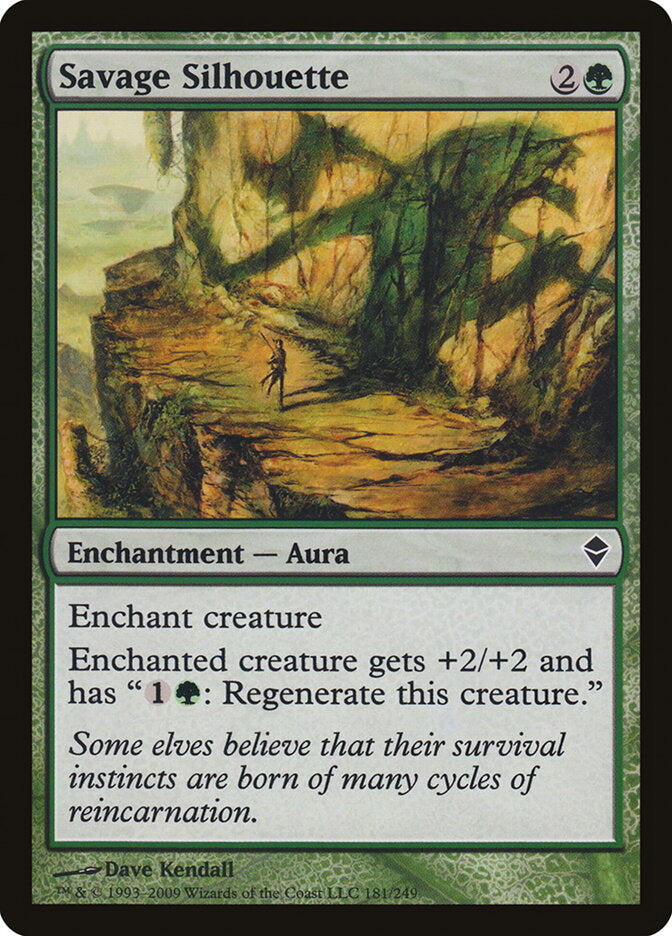 Savage Silhouette - carta Magic The Gathering