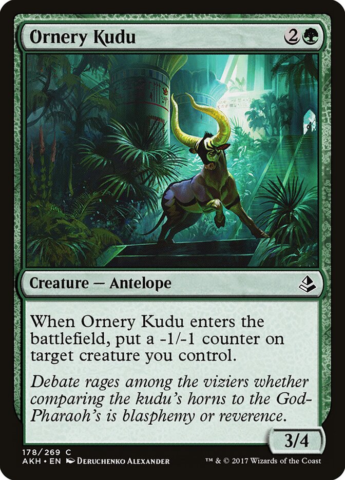 Ornery Kudu - carta Magic The Gathering