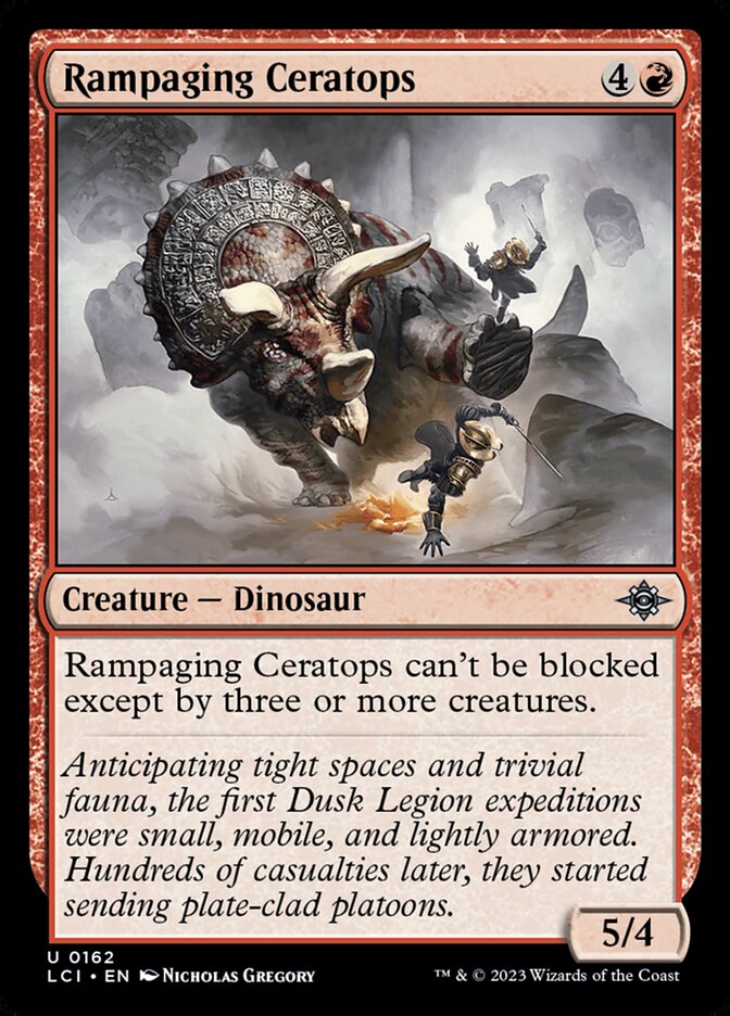 Rampaging Ceratops - carta Magic The Gathering