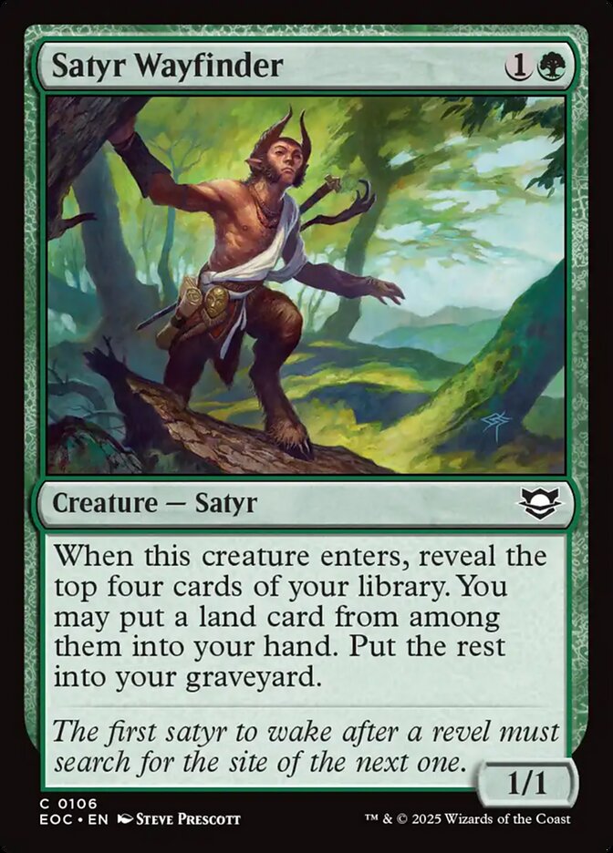 Satyr Wayfinder - carta Magic The Gathering