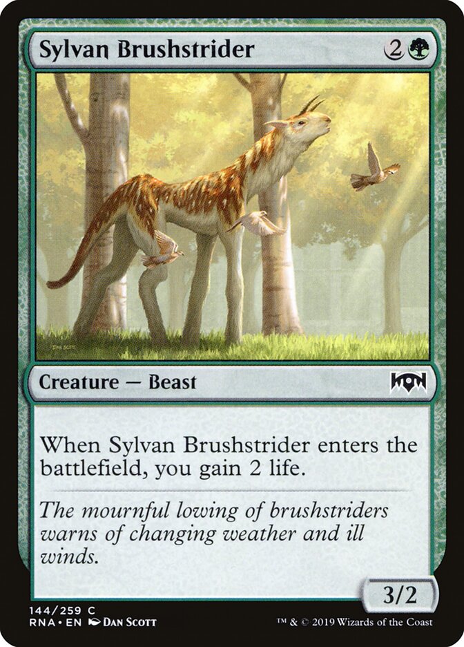 Sylvan Brushstrider - carta Magic The Gathering