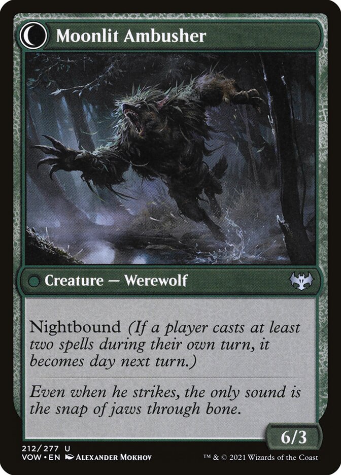 Moonlit Ambusher - carta Magic The Gathering