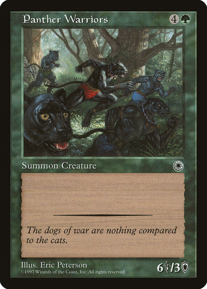 Panther Warriors - carta Magic The Gathering