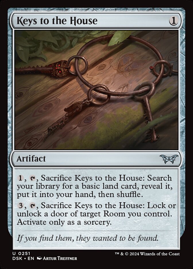 Keys to the House - carta Magic The Gathering