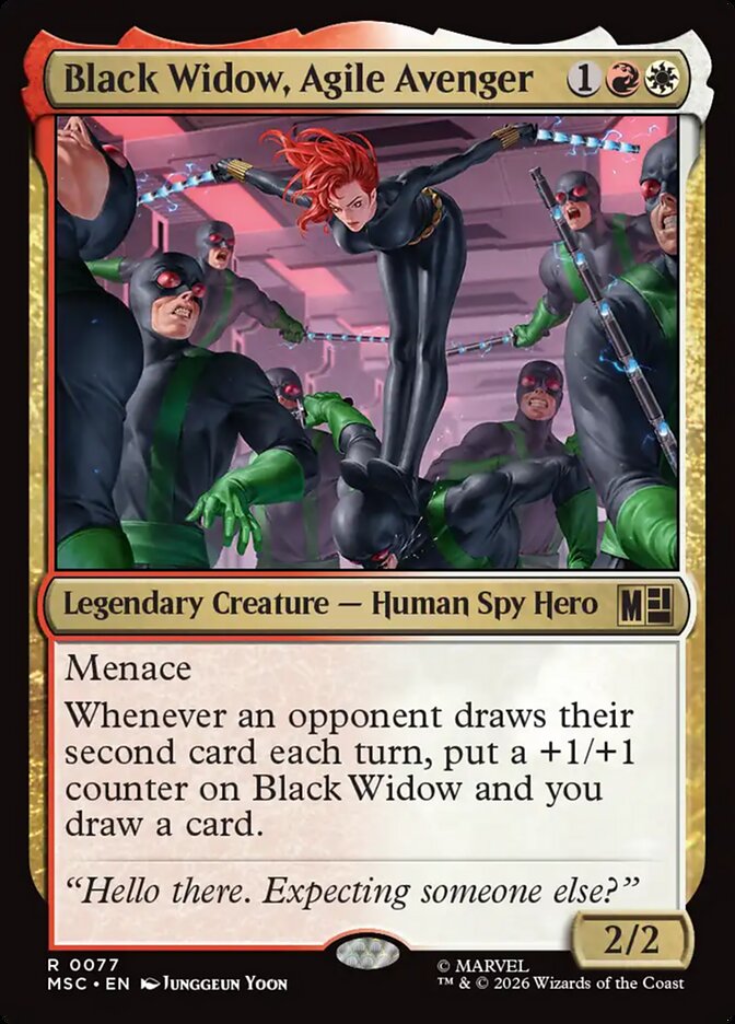 Black Widow, Agile Avenger - carta Magic The Gathering