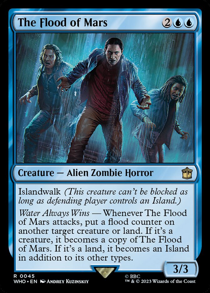 The Flood of Mars - carta Magic The Gathering