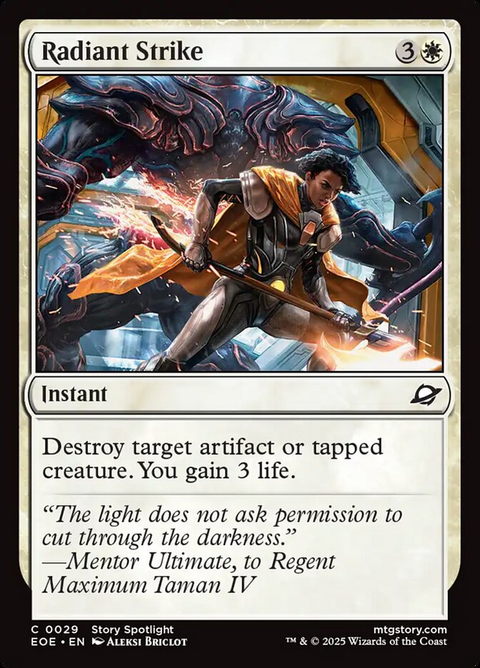Radiant Strike - carta Magic The Gathering