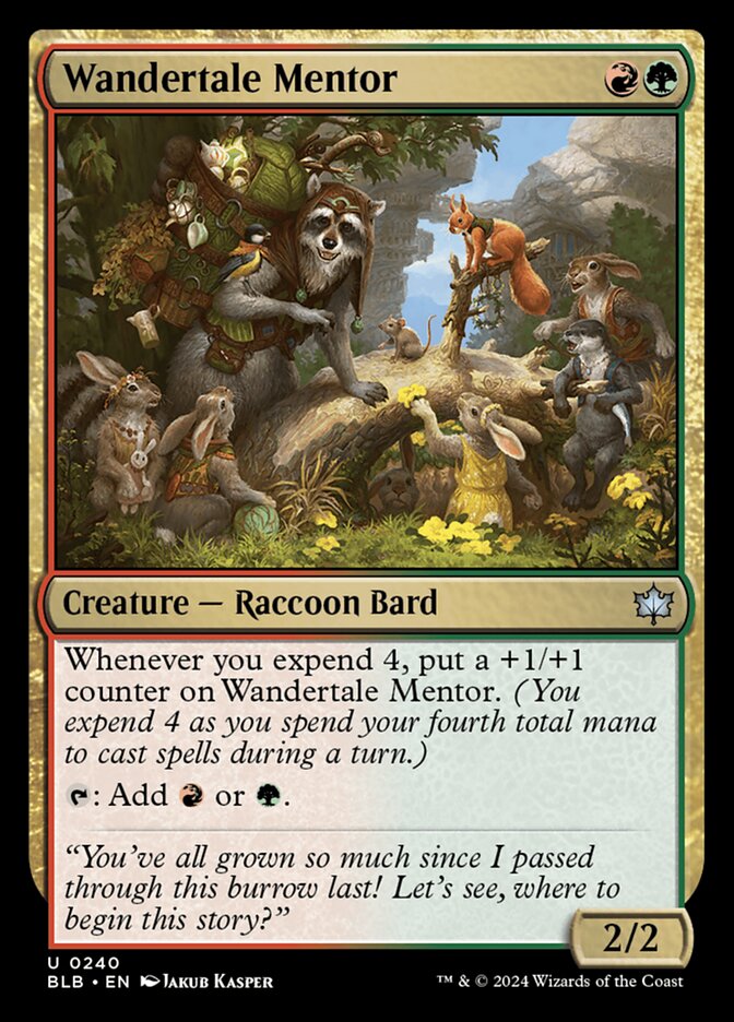 Wandertale Mentor - carta Magic The Gathering