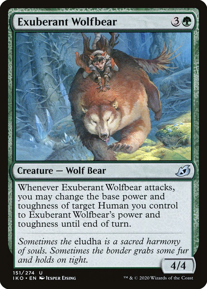 Exuberant Wolfbear - carta Magic The Gathering