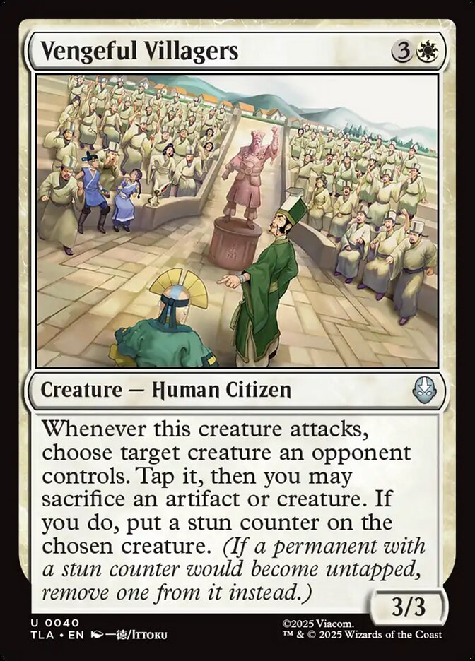 Vengeful Villagers - carta Magic The Gathering