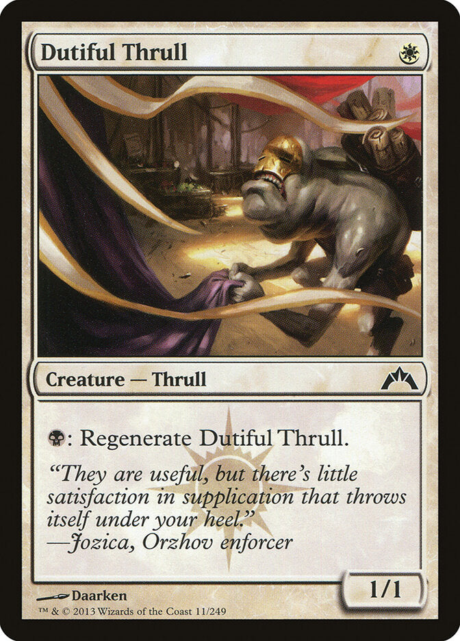 Dutiful Thrull - carta Magic The Gathering