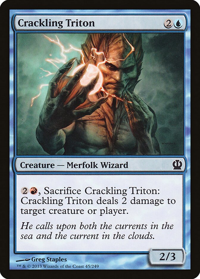 Crackling Triton - carta Magic The Gathering