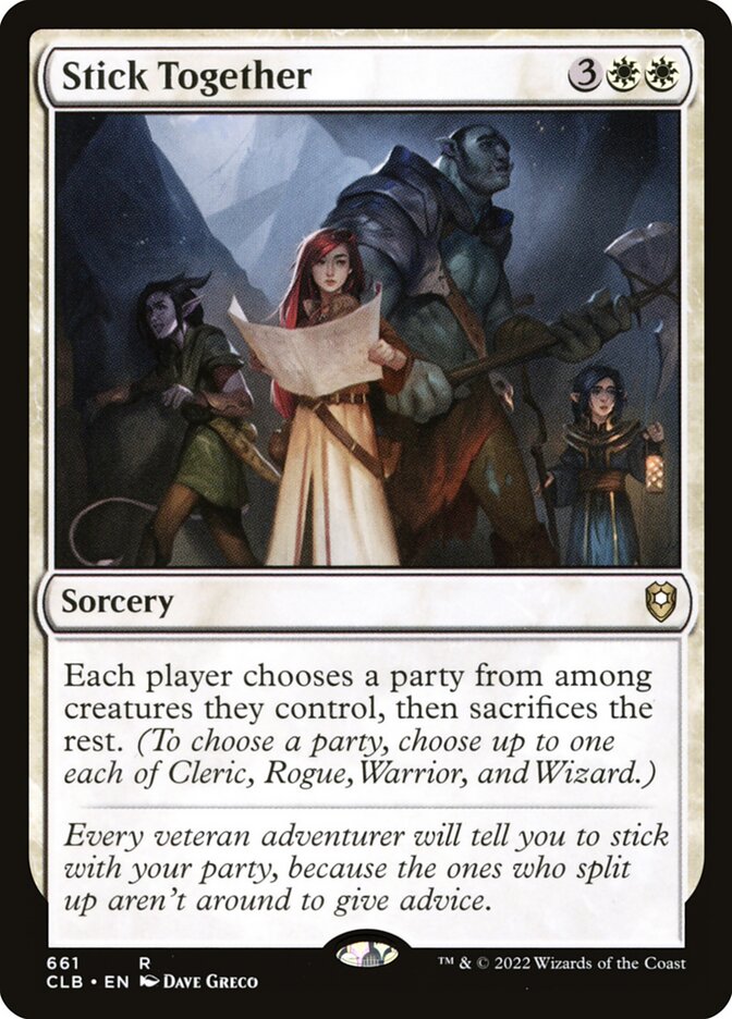 Stick Together - carta Magic The Gathering