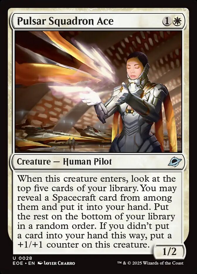 Pulsar Squadron Ace - carta Magic The Gathering