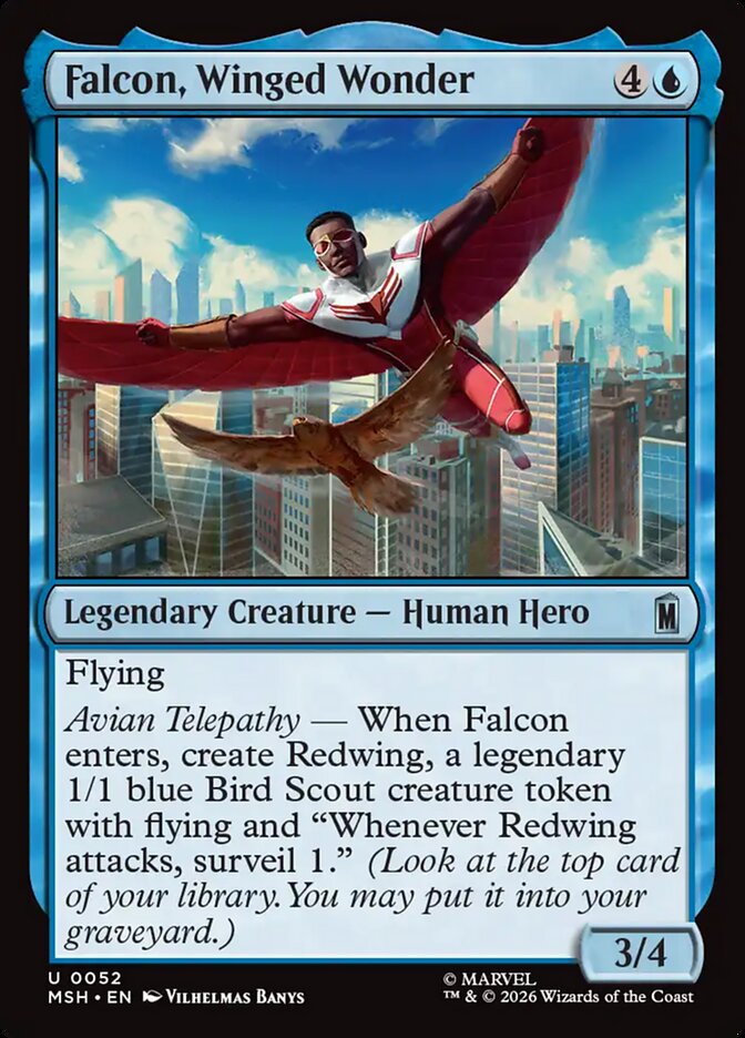 Falcon, Winged Wonder - carta Magic The Gathering