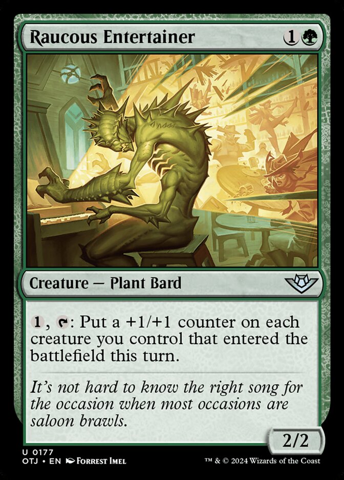 Raucous Entertainer - carta Magic The Gathering