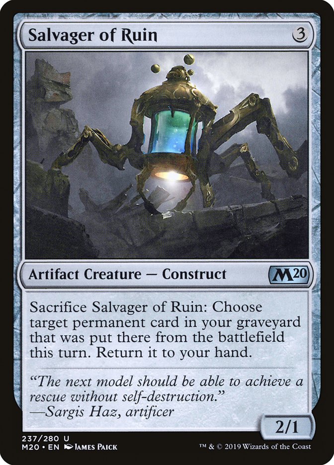 Salvager of Ruin - carta Magic The Gathering