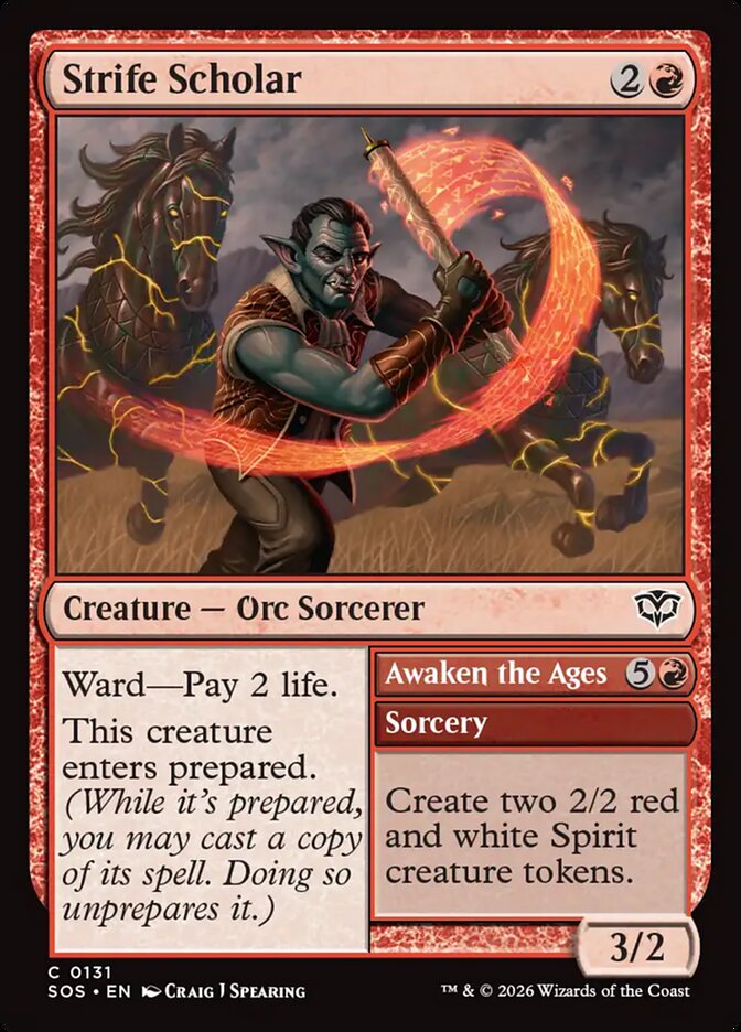 Strife Scholar // Awaken the Ages - SOS-131-NF-STD