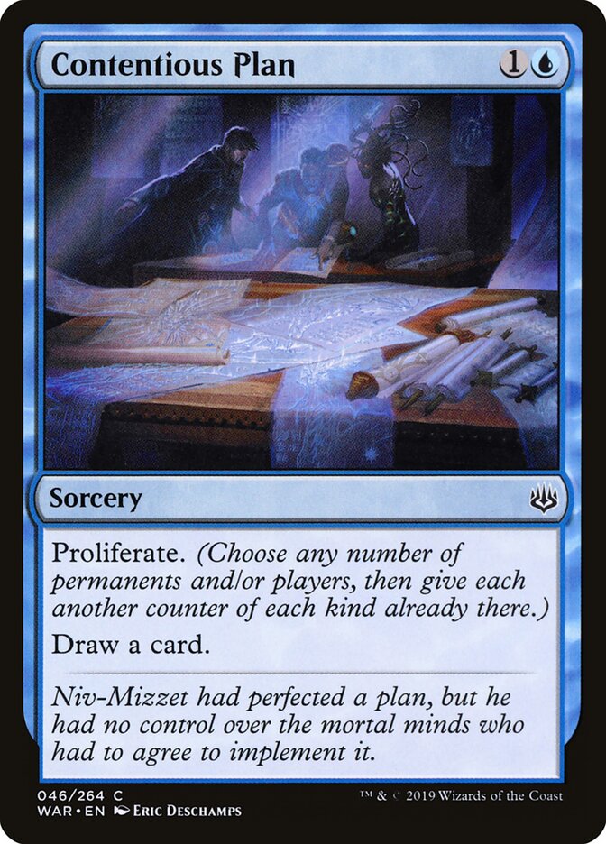 Contentious Plan - carta Magic The Gathering
