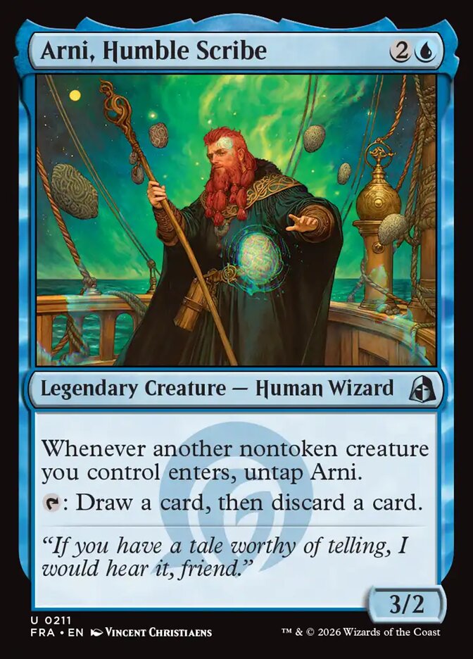 Arni, Humble Scribe - carta Magic The Gathering