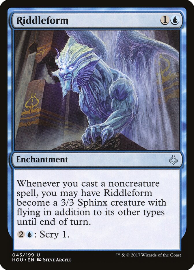 Riddleform - carta Magic The Gathering