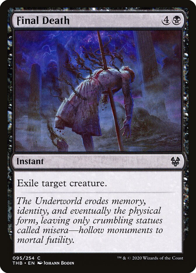 Final Death - carta Magic The Gathering