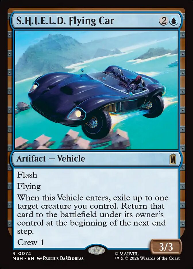 S.H.I.E.L.D. Flying Car - carta Magic The Gathering