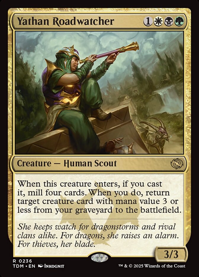 Yathan Roadwatcher - carta Magic The Gathering