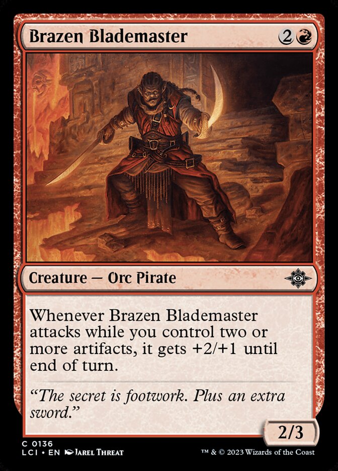 Brazen Blademaster - carta Magic The Gathering