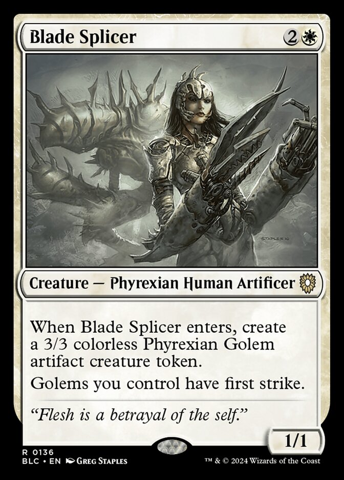 Blade Splicer - carta Magic The Gathering