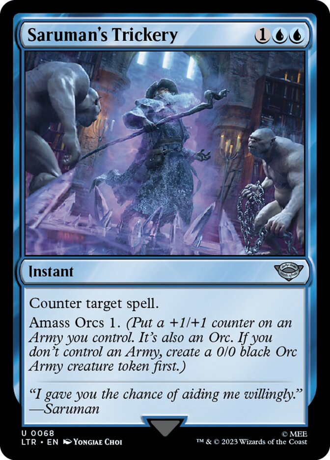 Saruman's Trickery - carta Magic The Gathering