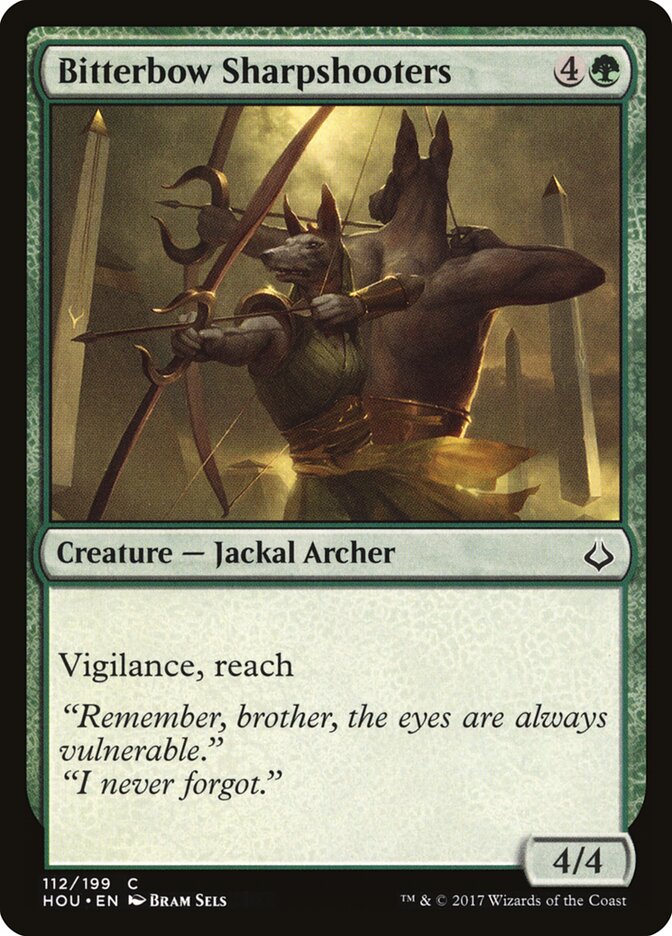 Bitterbow Sharpshooters - carta Magic The Gathering