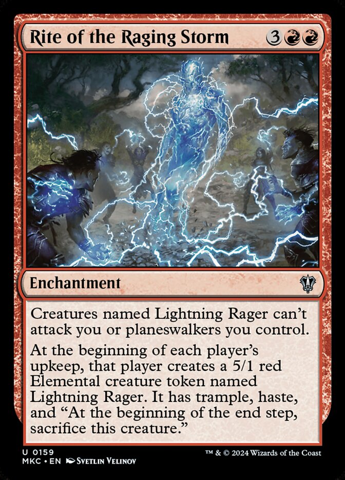 Rite of the Raging Storm - carta Magic The Gathering