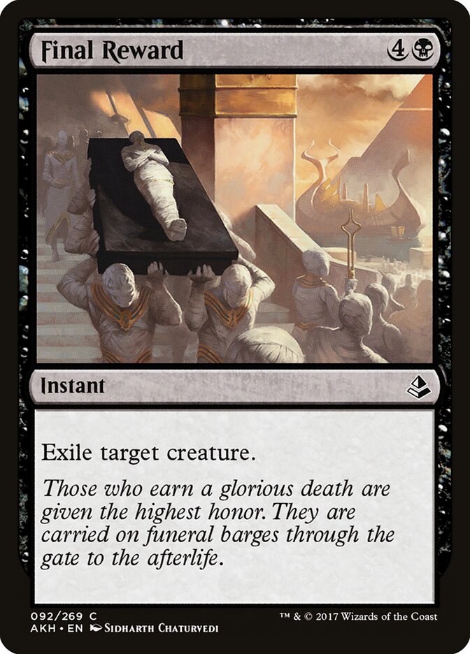 Final Reward - carta Magic The Gathering