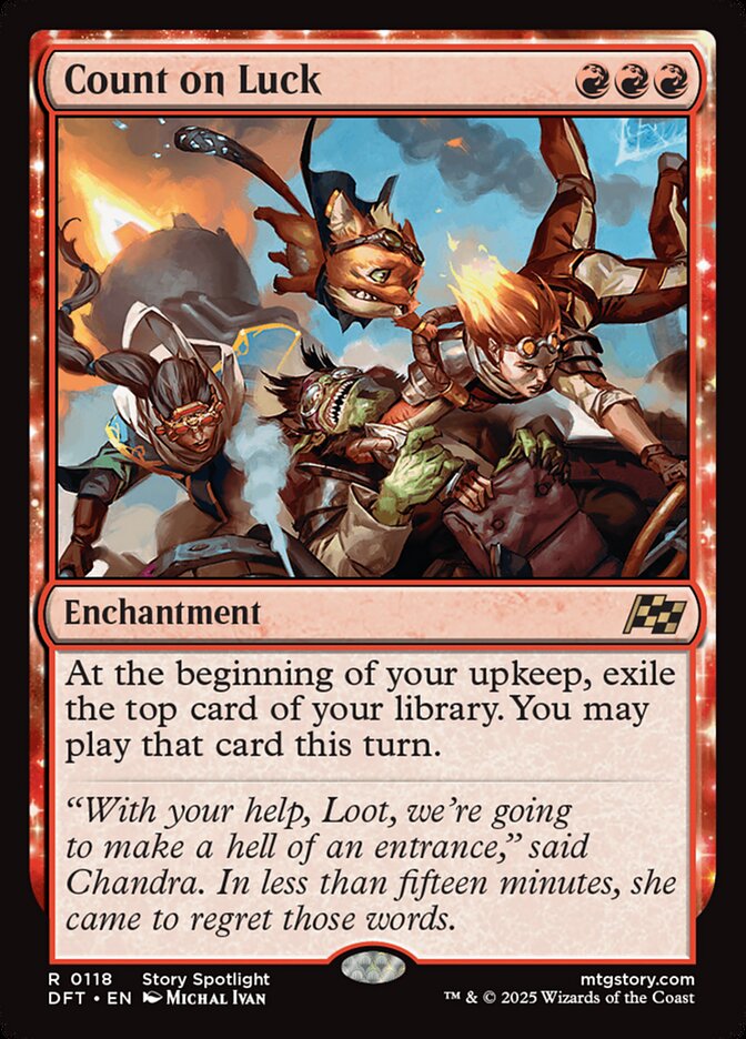 Count on Luck - carta Magic The Gathering
