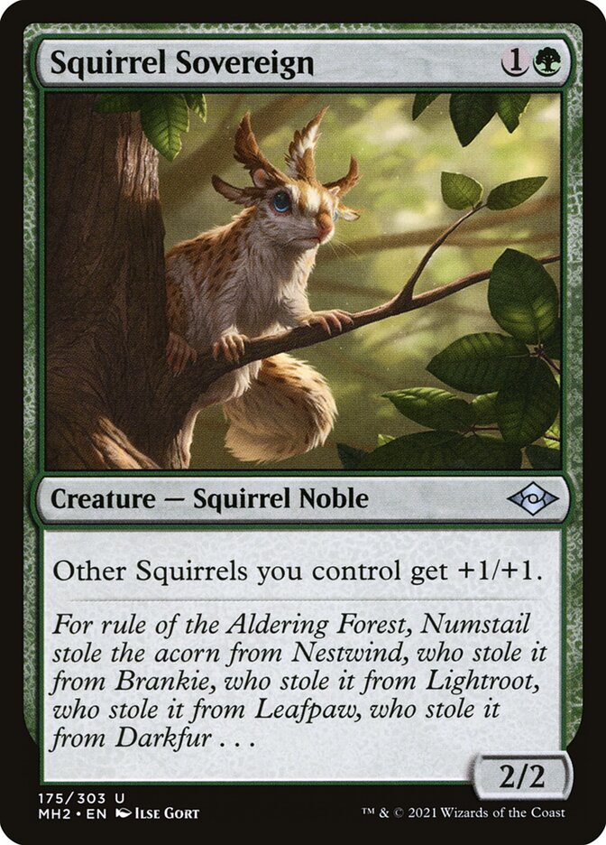 Squirrel Sovereign - carta Magic The Gathering